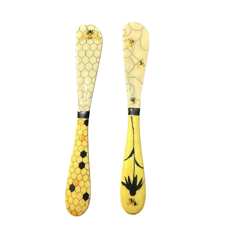 Honey Bee Yellow Butter Honey Spreader